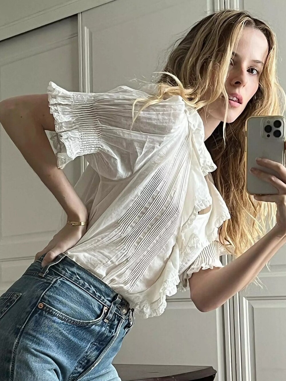 NWT Doen Henri Top Salt XS